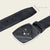 Cuadra Men's Deer Leather Belt, Black