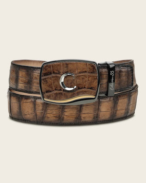 Cuadra Men's Alligator Limited Edition Brown Bundle