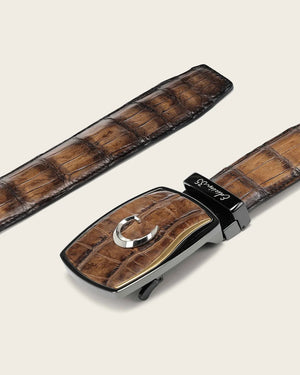 Cuadra Men's Alligator Limited Edition Brown Bundle