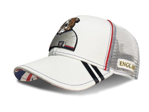 Corne Collection The British England Cap, White