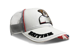 Corne Collection The British England Cap, White