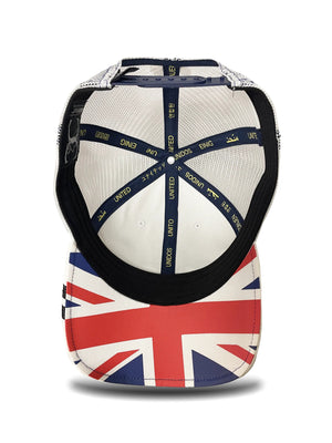 Corne Collection The British England Cap, White