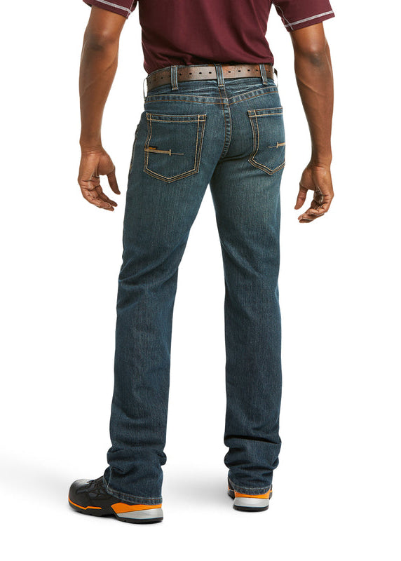 Ariat Men's Rebar M5 Straight DuraStretch Edge Straight Leg Jean, Ironside