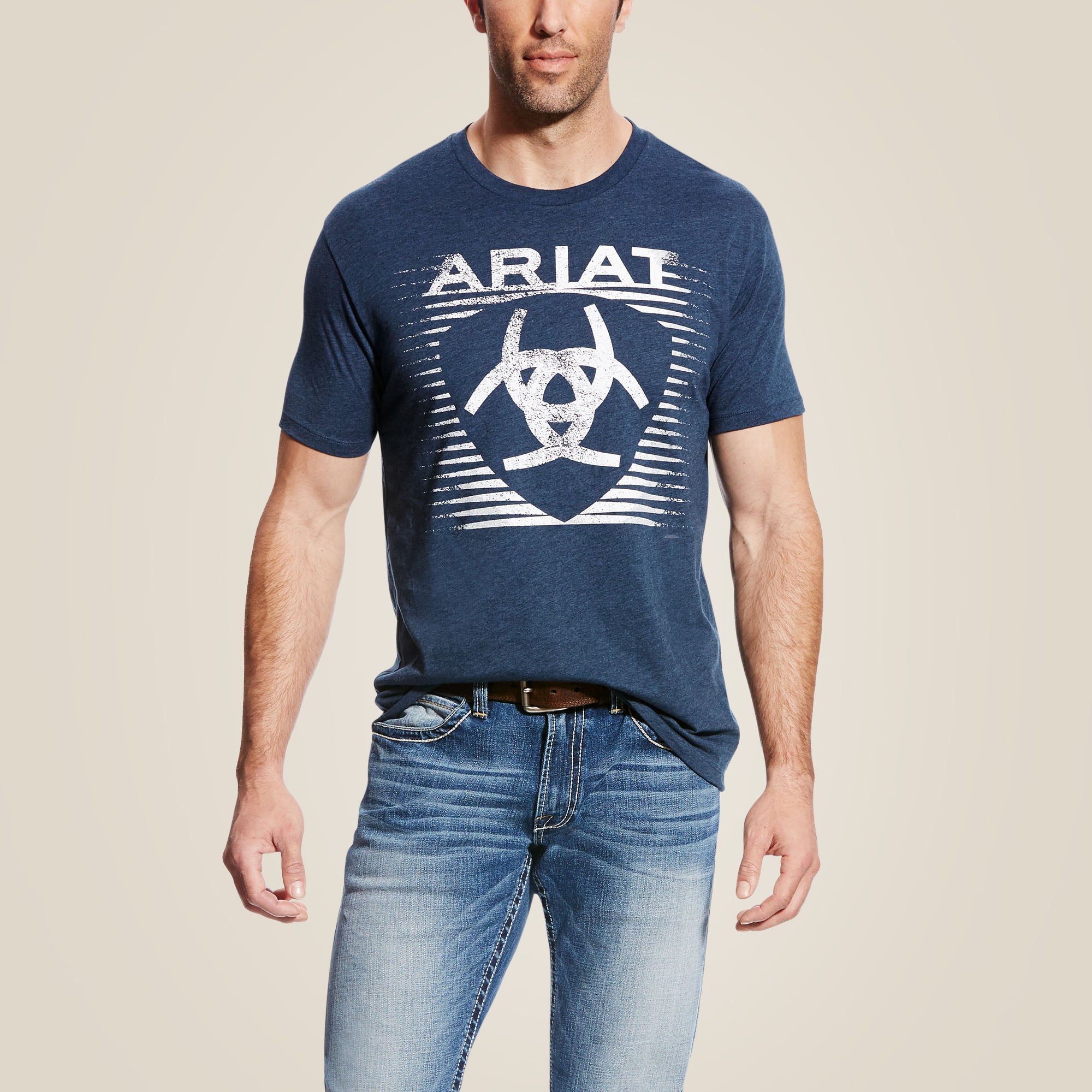 Ariat Men's Shade Tee T-Shirt, Navy Heather