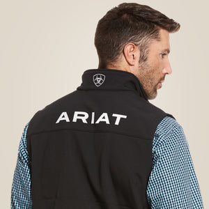 Ariat Men's Logo 2.0 Softshell Vest, Black