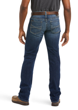 Ariat Men's M7 Rocker Stretch 3D Grafton Straight Jean, Pine Wash