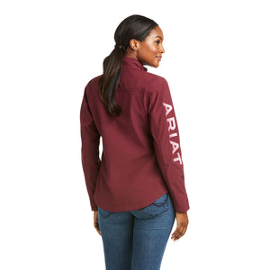 Ariat Women's New Team Softshell Jacket, Windsor Wine