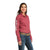 Ariat Women's Wrinkle Resist Team Kirby Stretch Shirt, Persian Red