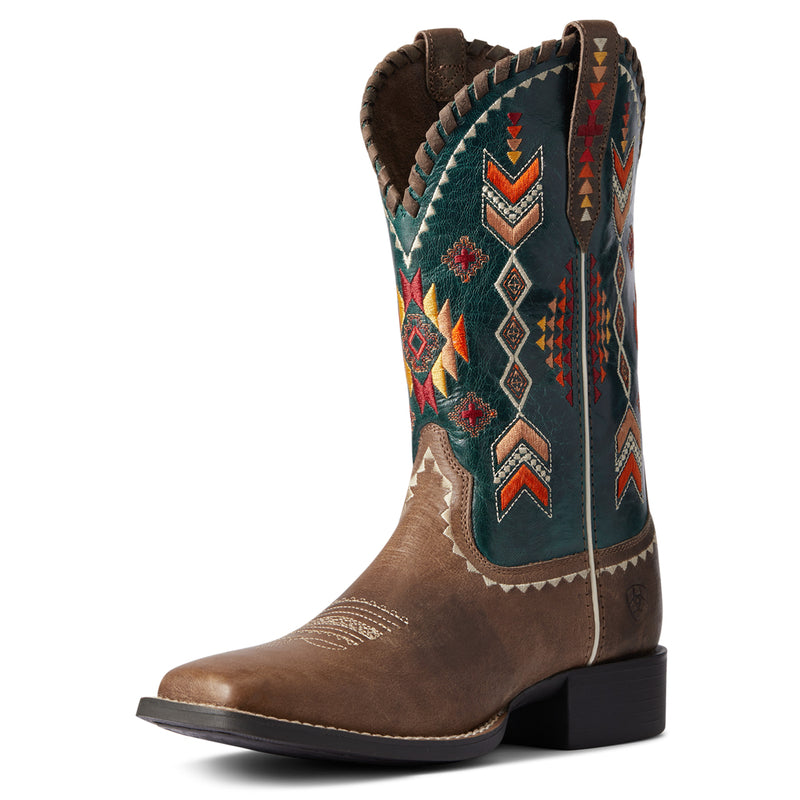 Ariat Women's Round Up Skyler Western Boot, Light Tan