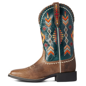 Ariat Women's Round Up Skyler Western Boot, Light Tan