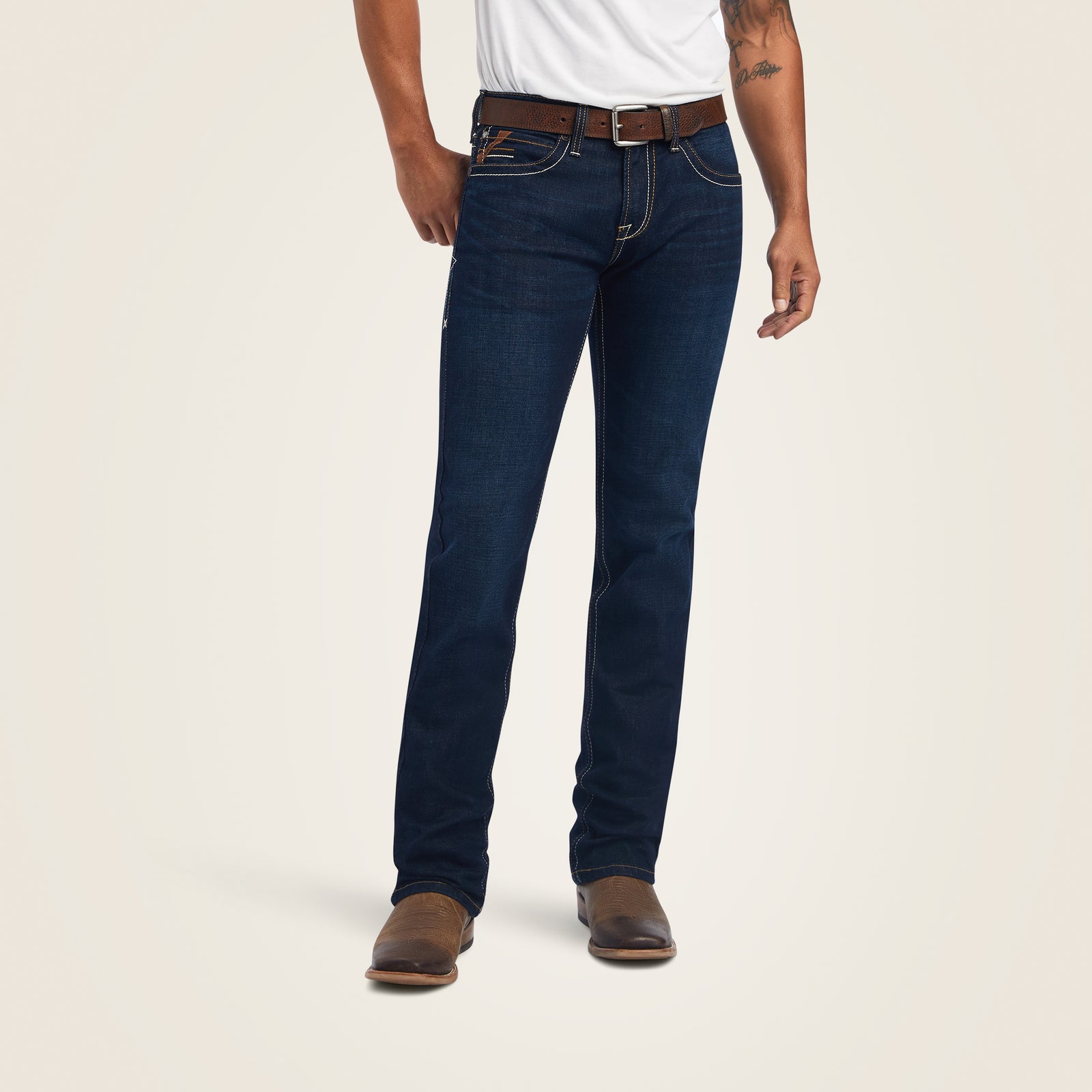 Ariat Men's M7 Slim Ranger Straight Jean, Rockport