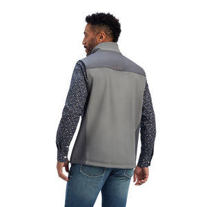 Ariat Men's Vernon 2.0 Softshell Vest, Jetty Grey