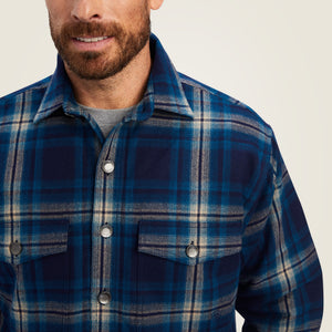 Ariat Men's Hannoch Shirt Jacket, Maritime Blue