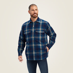 Ariat Men's Hannoch Shirt Jacket, Maritime Blue