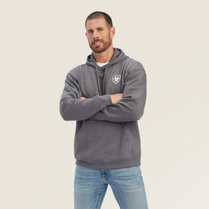 Ariat Men's Southwest Shield Hoodie, Charcoal Heather