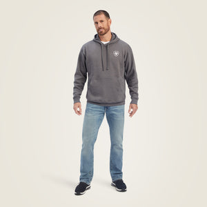Ariat Men's Southwest Shield Hoodie, Charcoal Heather