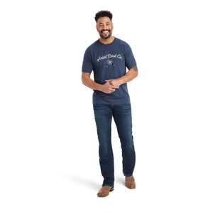 Ariat Men's Type Crest T-Shirt, Navy Heather