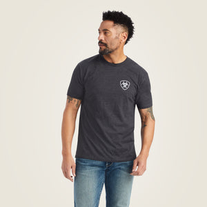 Ariat Men's Minimalist T-Shirt, Charcoal Heather