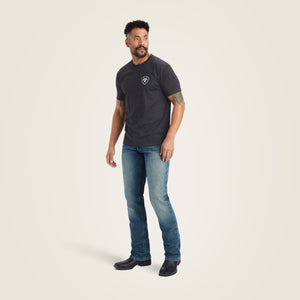 Ariat Men's Minimalist T-Shirt, Charcoal Heather