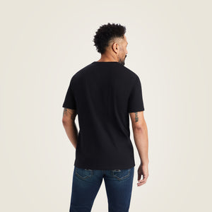 Ariat Men's Blanket Skull T-Shirt, Black - Mora's Jeans