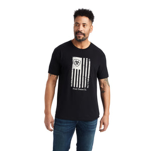 Ariat Men's Faded T-Shirt, Black