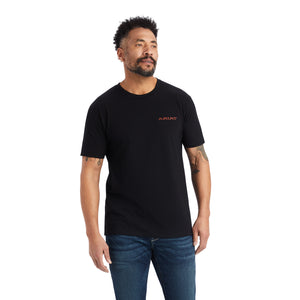 Ariat Men's Bronc Buster T-Shirt, Black