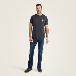 Ariat Men's Wingspan T-Shirt, Charcoal Heather