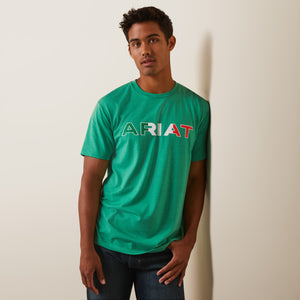 Ariat Men's Viva Mexico T-Shirt, Green