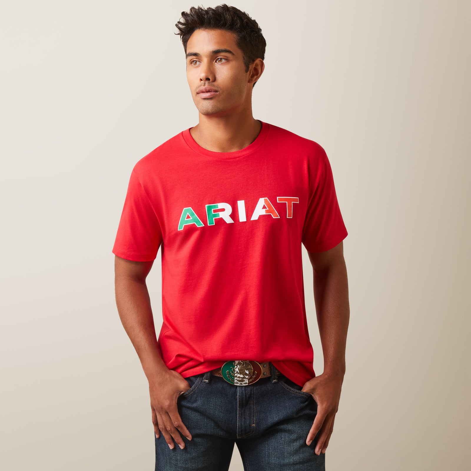 Ariat Men's Viva Mexico T-Shirt, Red