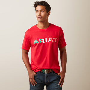 Ariat Men's Viva Mexico T-Shirt, Red