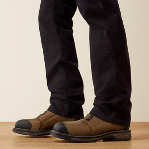 Ariat Men's Rebar M4 Relaxed Made Tough DuraStretch Straight Leg Pants, Black