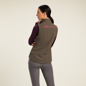 Ariat Women's New Team Softshell Vest, Banyan Bark Heather