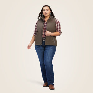 Ariat Women's New Team Softshell Vest, Banyan Bark Heather