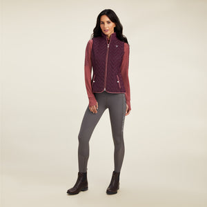 Ariat Women's Ashley Insulated Vest, Mulberry Brown