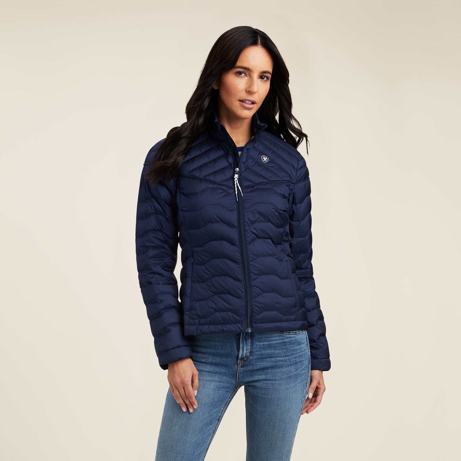 Ariat Women's Ideal Down Jacket, Navy Eclipse