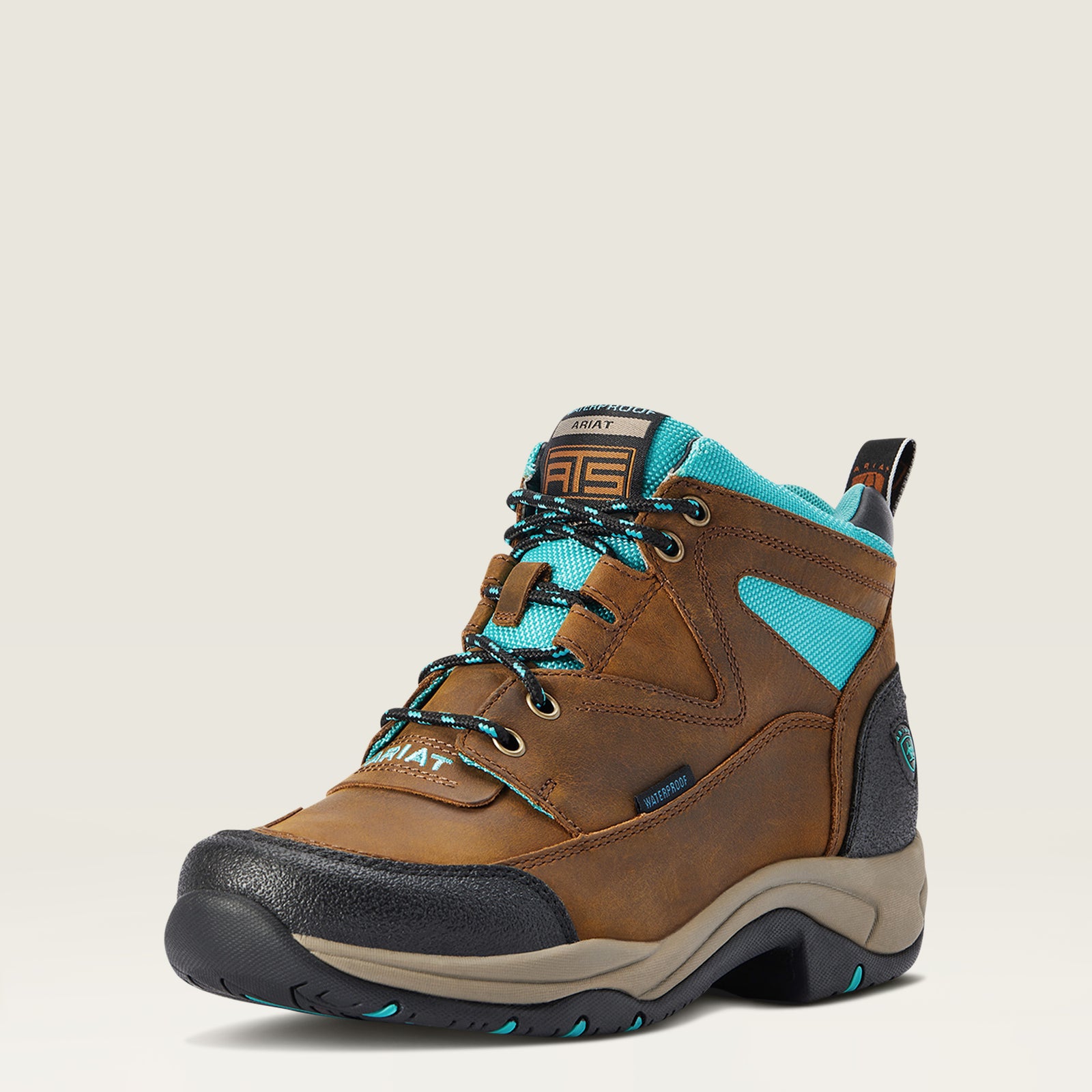 Ariat Women's Terrain Waterproof Boot, Weathered Brown