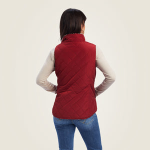 Ariat Women's Reversible Dilon Vest, Rouge Red