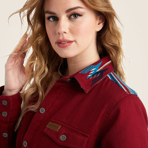 Ariat Women's Shacket Chimayo Shirt Jacket, Rubaiyat