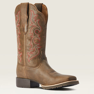 Ariat Women's Hybrid Rancher StretchFit Western Boot, Pebble