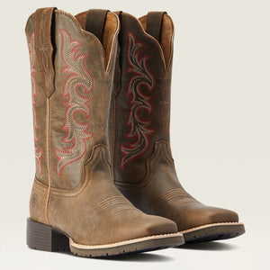 Ariat Women's Hybrid Rancher StretchFit Western Boot, Pebble