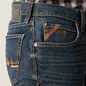 Ariat Men's M4 Relaxed Derek Boot Cut Jean, Atlas