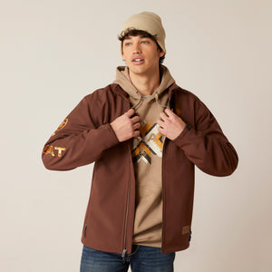Ariat Men's Logo 2.0 Chimayo Jacket, Shaved Chocolate