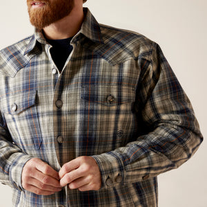 Ariat Men's Hoover Shirt Jacket, Iron Heather