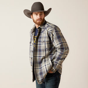 Ariat Men's Hoover Shirt Jacket, Iron Heather