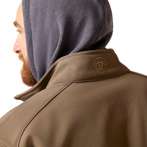 Ariat Men's Logo 2.0 Softshell Jacket, Banyan Bark