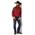 Ariat Men’s Norwin Classic Fit Snap Long Sleeve Shirt, Tibetan Red