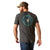 Ariat Men's Ariat Circular Zuni T-Shirt, Charcoal Heather