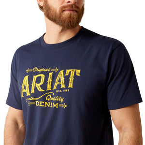 Ariat Men's Ariat Denim Label T-Shirt, Blue