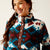 Ariat Women's Berber Snap Front Sweatshirt, Plainsview Print