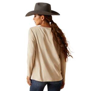 Ariat Women's Serape Shield Tee, Oatmeal